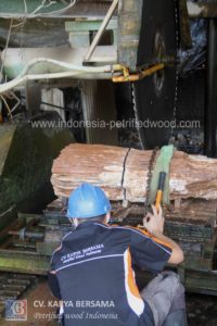 the cutting process