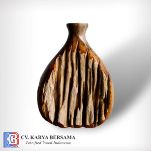 Petrified Wood Brown Bottle