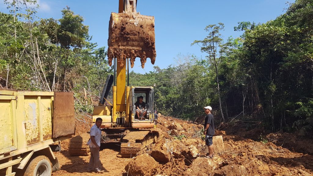 The Mining Process and Petrified Wood Location in Indonesia 2